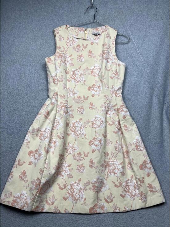 Dresses & Skirts - Eva Mendes Womens Sleeveless Floral Curvy Fit Flare Dress 14 Cottagecore Prairie